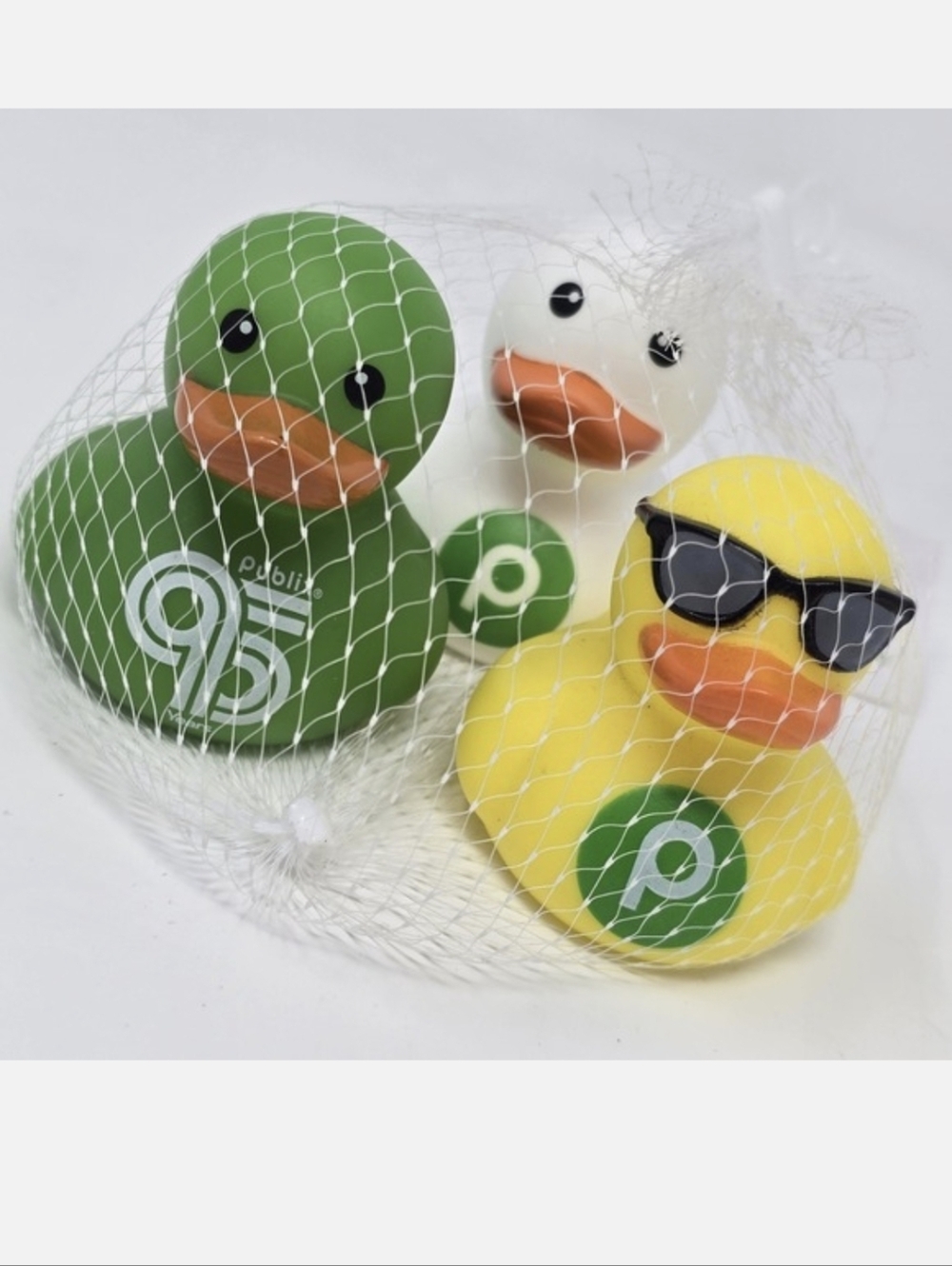 Publix 3 Pack Rubber Ducks 95th Anniversary Limited Edition 1930-2025